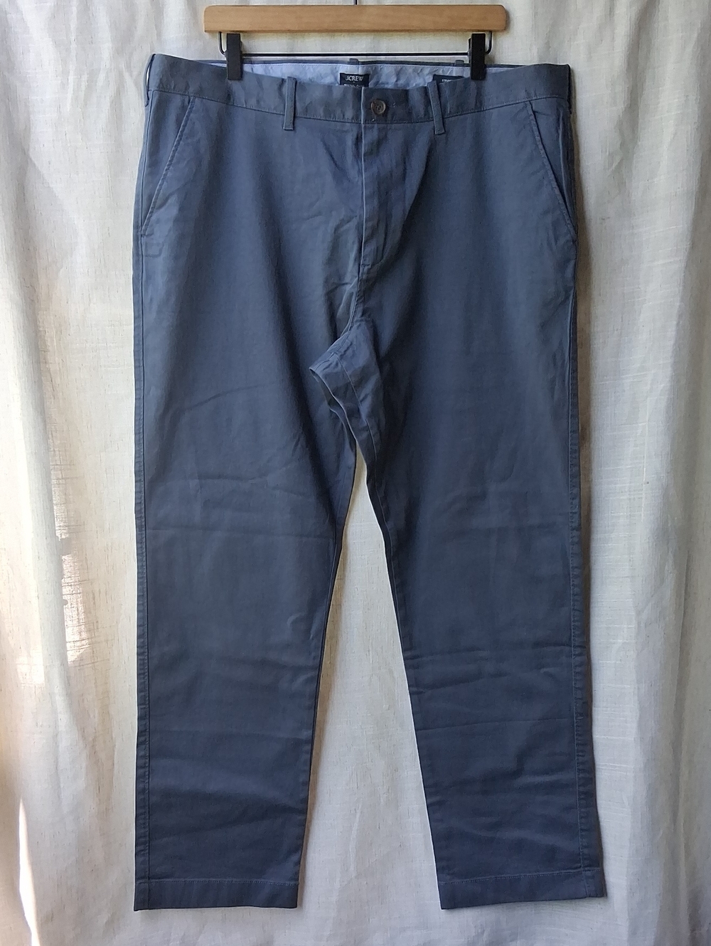 J. Crew Original Chino Slate Blue Straight Chinos 38×32